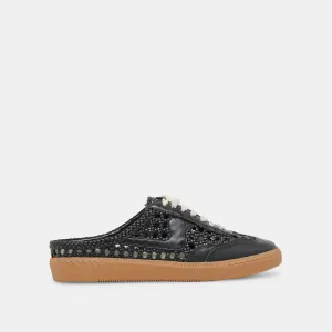 HINWEIS SLIDE GEFLOCHTENE SNEAKERS SCHWARZ GEFLOCHTEN STELLA