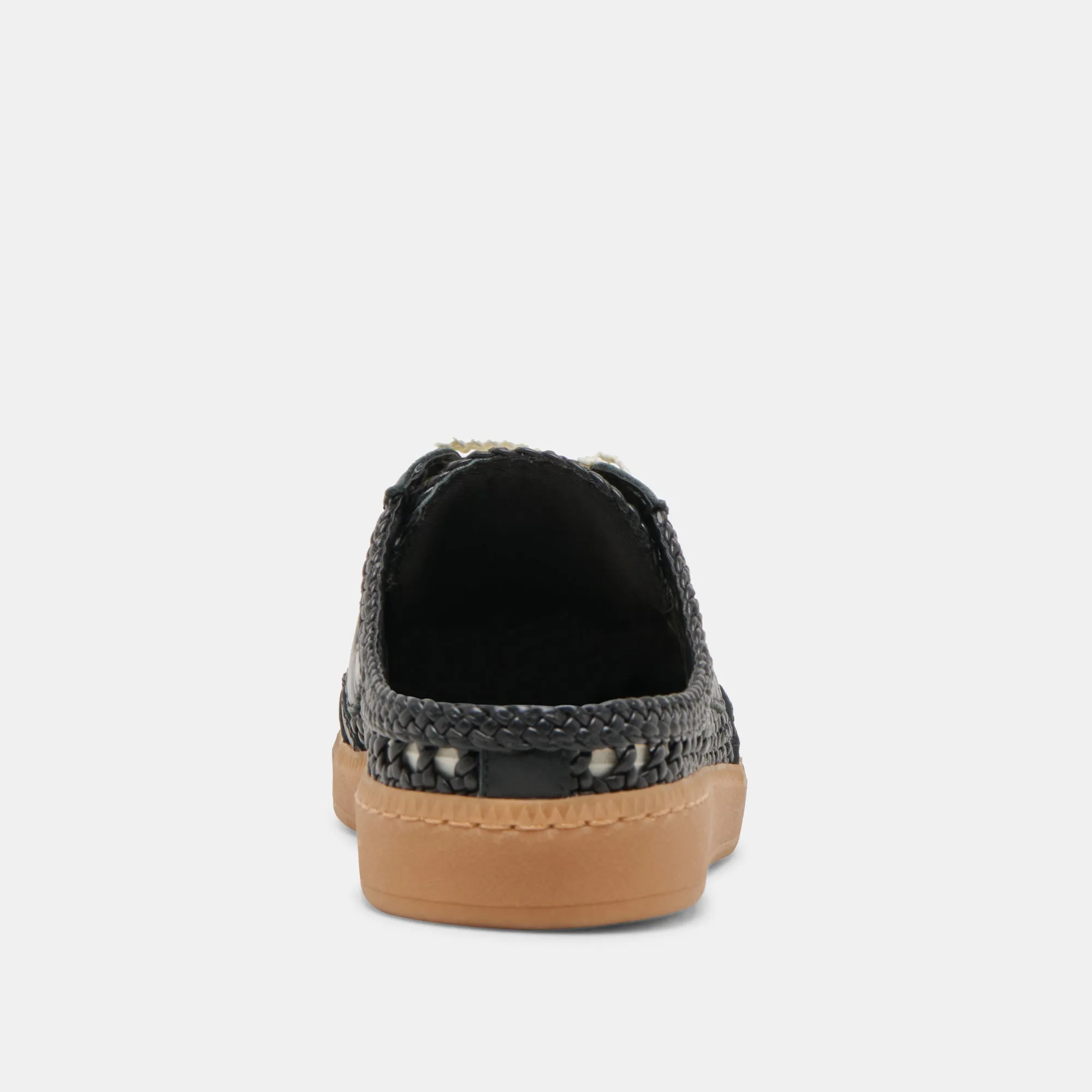 HINWEIS SLIDE GEFLOCHTENE SNEAKERS SCHWARZ GEFLOCHTEN STELLA