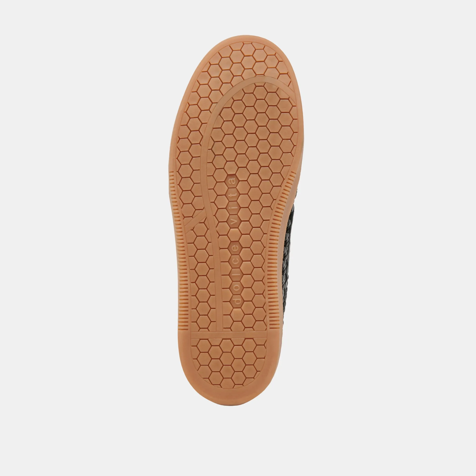 HINWEIS SLIDE GEFLOCHTENE SNEAKERS SCHWARZ GEFLOCHTEN STELLA