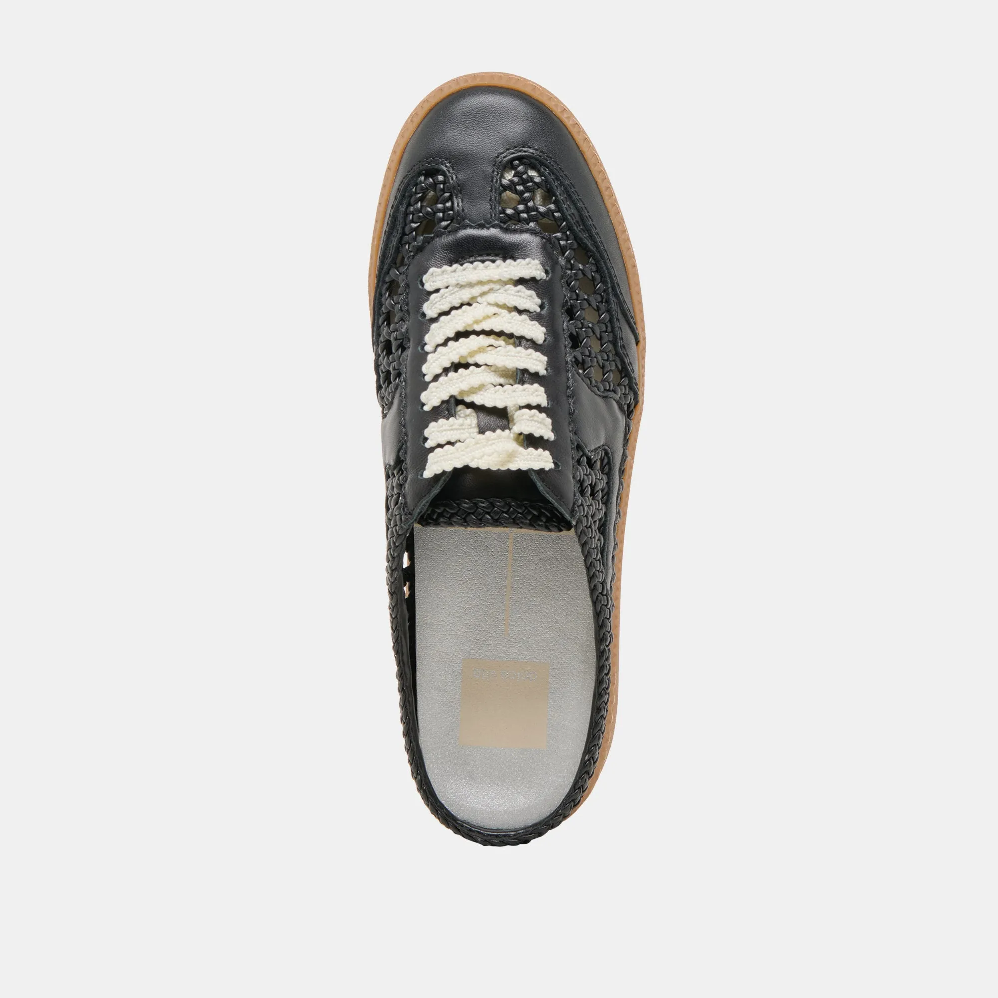 HINWEIS SLIDE GEFLOCHTENE SNEAKERS SCHWARZ GEFLOCHTEN STELLA
