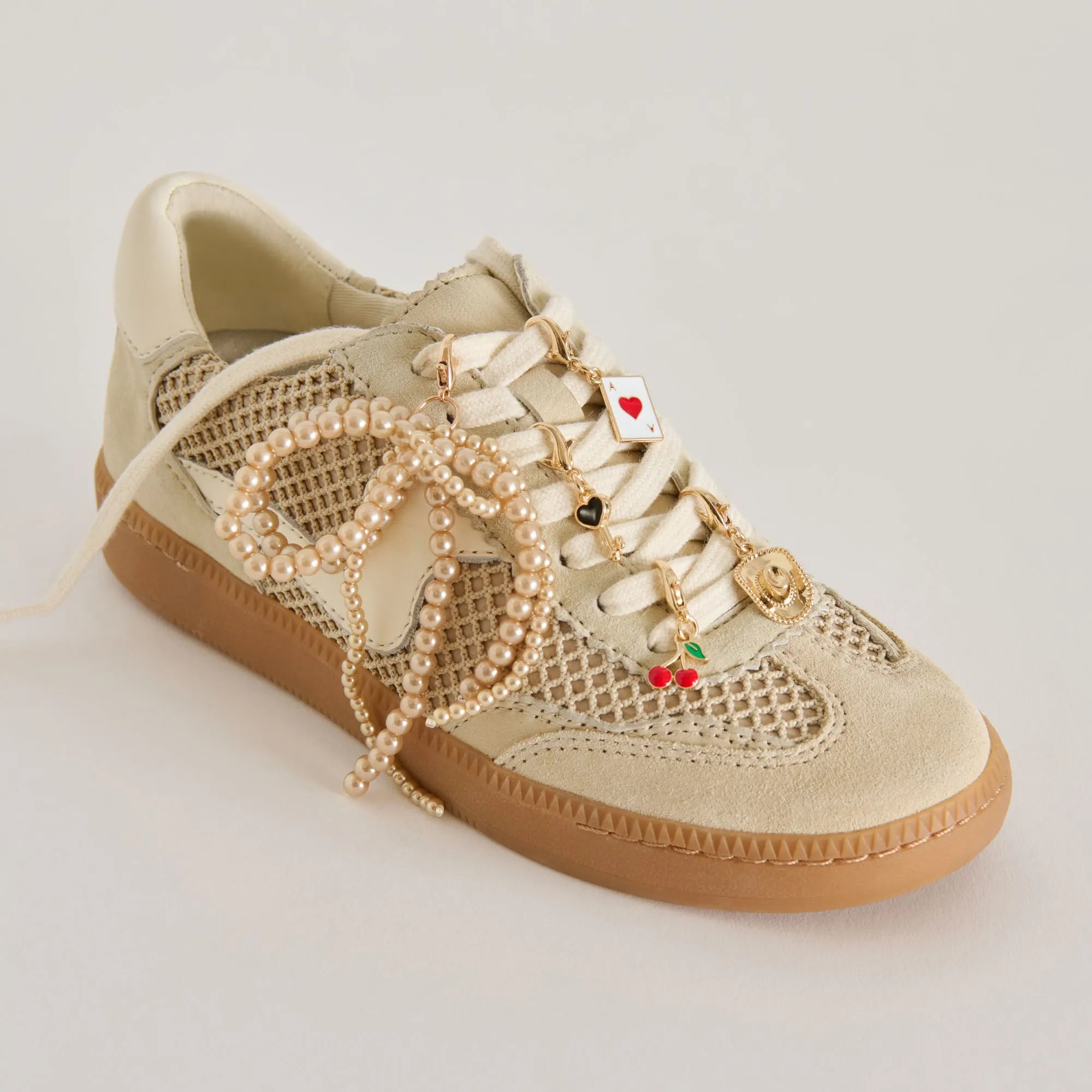 HINWEIS SNEAKERS SESAME MESH   GOLD CHARM BUNDLE