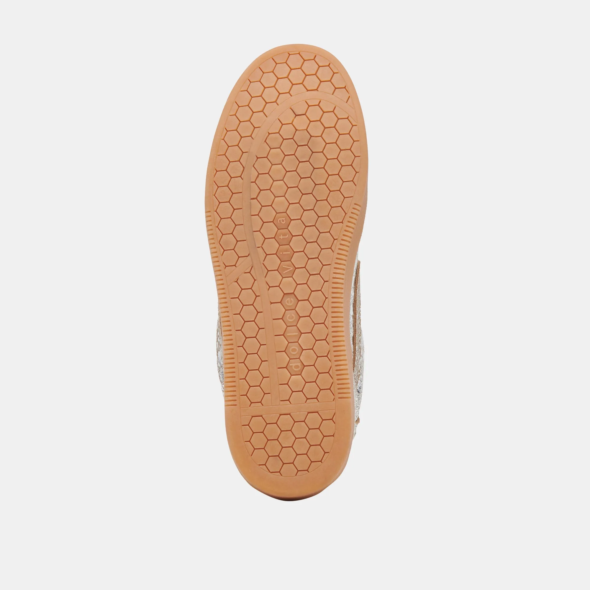 NOTICE SNEAKERS SILVER ANGEWITZERTES LEDER