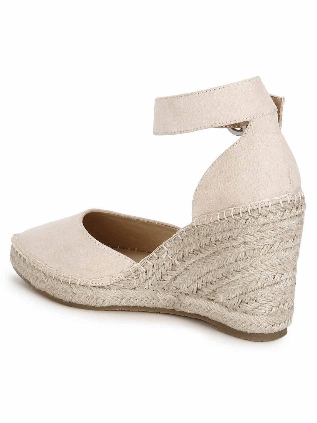 Nude Mikro Bedeckte Jute Keile