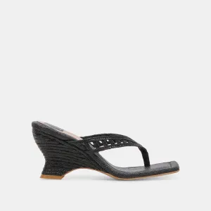 NULLAH KEILABSÄTZE ONYX RAFFIA