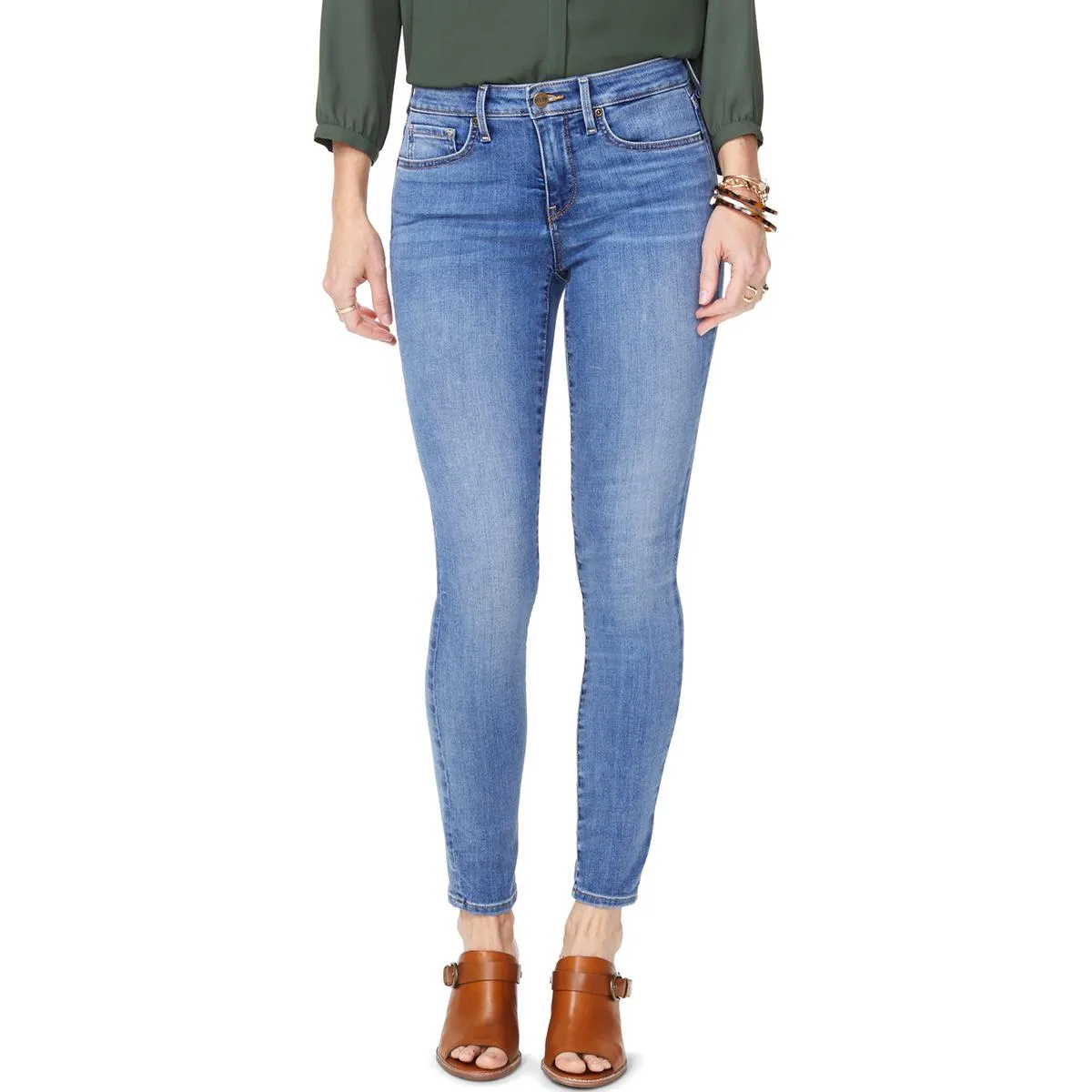 NYDJ Damen Ami Denim Mid-Rise Skinny Jeans