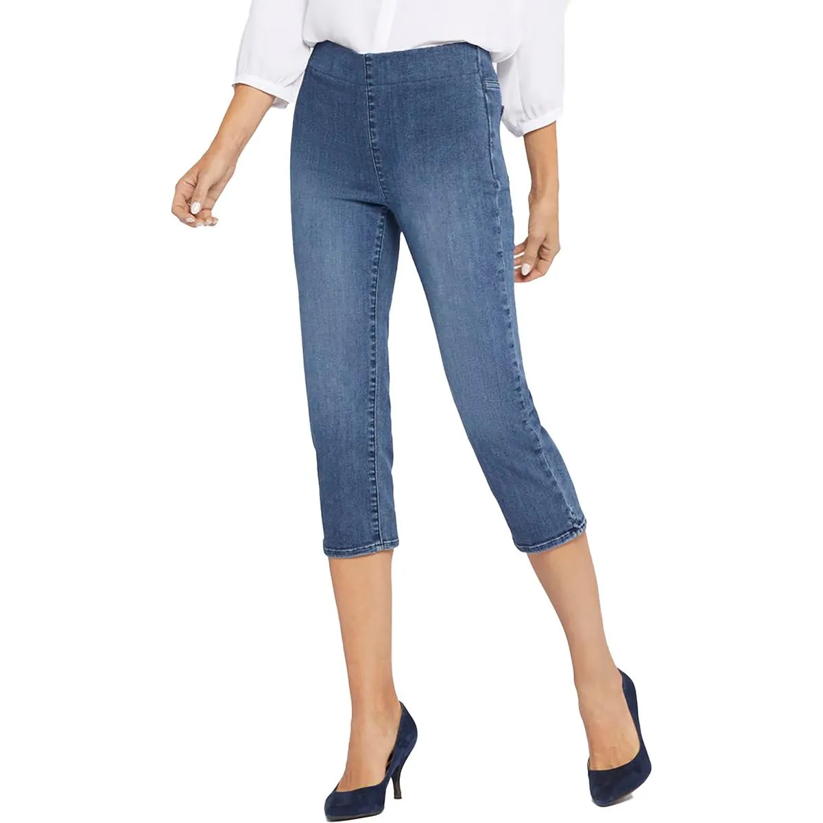 NYDJ Damen Dakota Mid-Rise Capri-Cropjeans