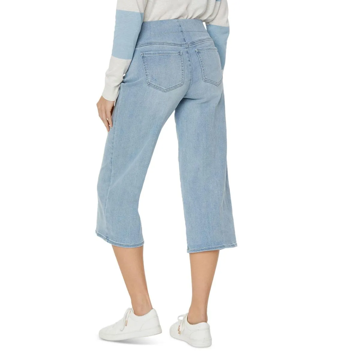 NYDJ Damen Denim Weitbeinige Capri-Hose