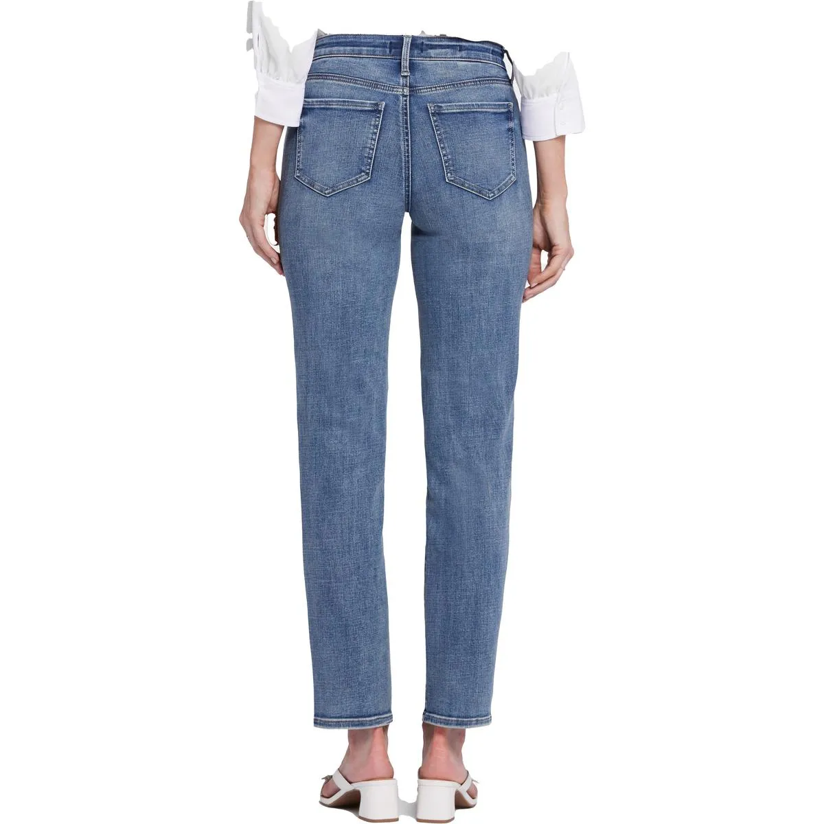 NYDJ Damen Emma Relaxed Denim Straight Leg Jeans