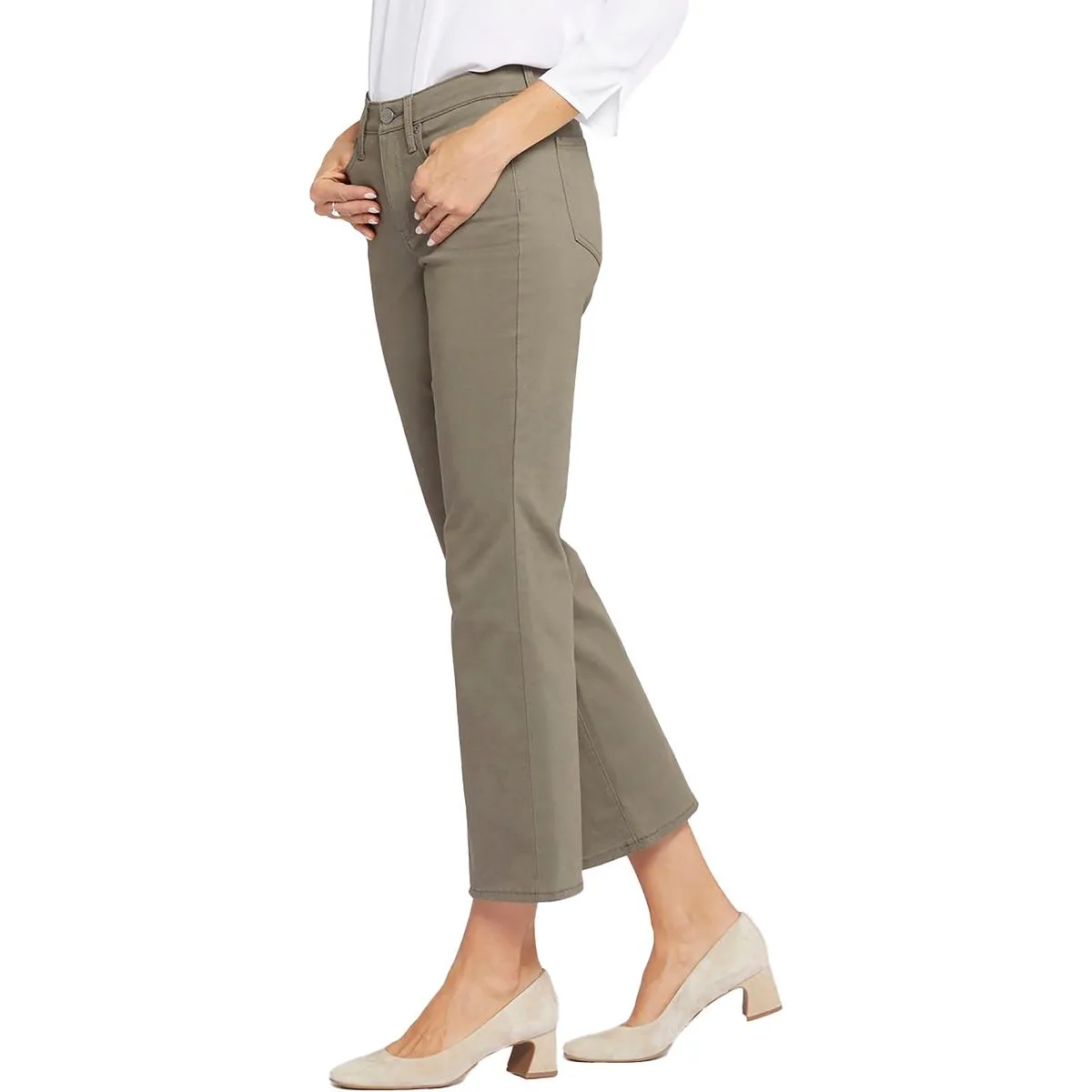 NYDJ Damen Julia Relaxed High Rise Flare Jeans