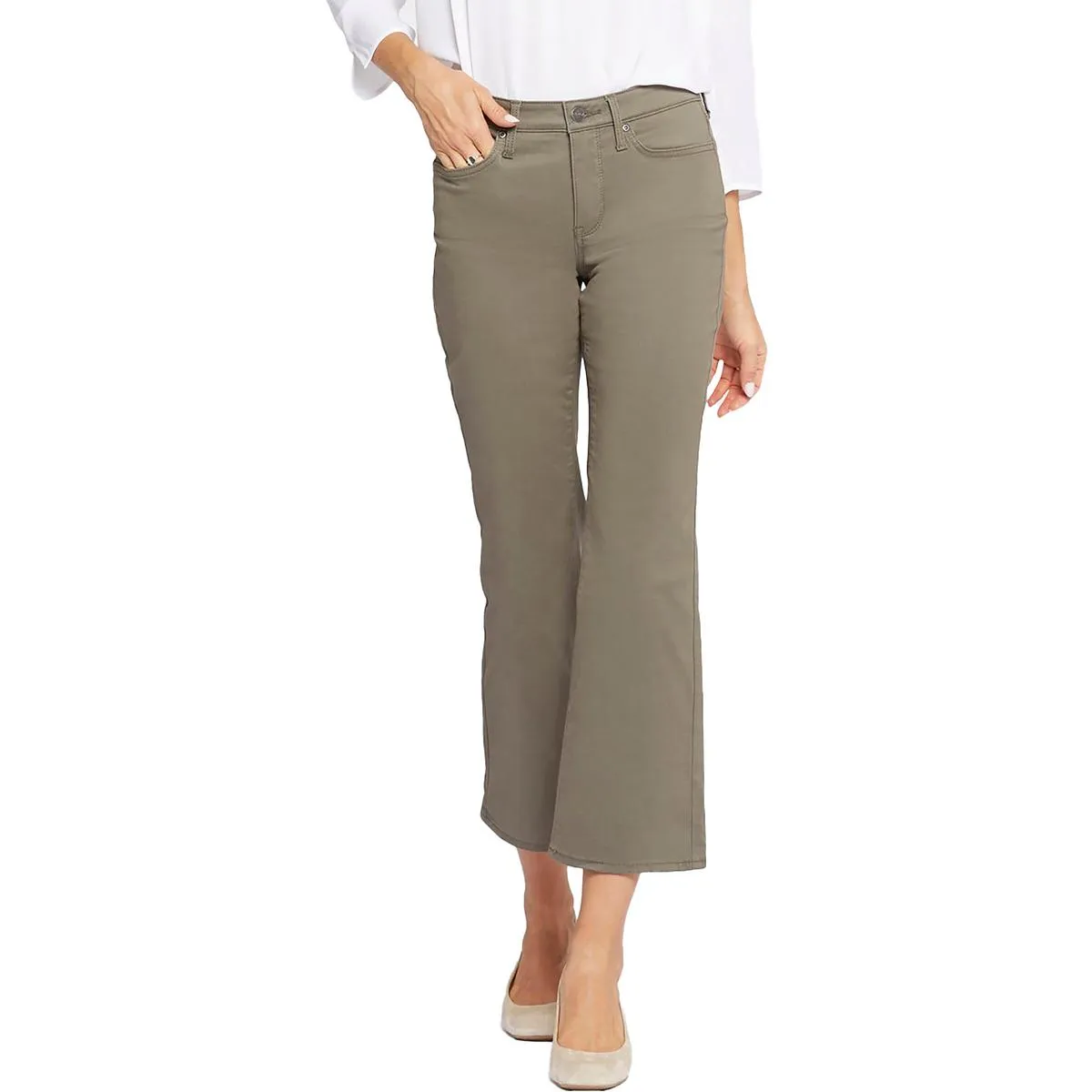 NYDJ Damen Julia Relaxed High Rise Flare Jeans