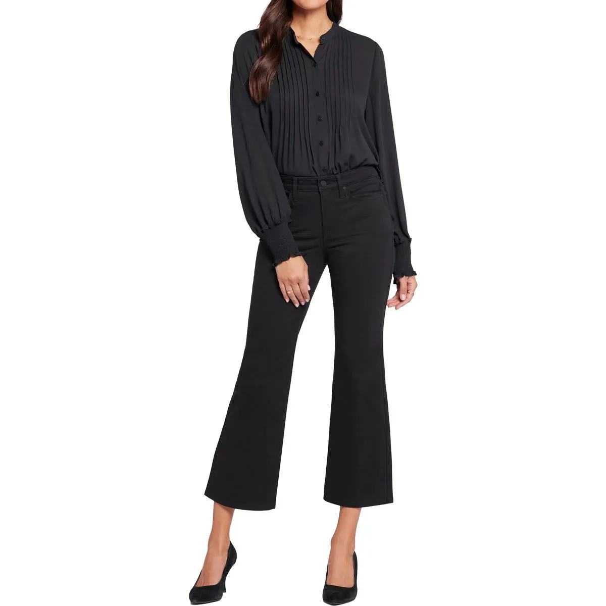 NYDJ Damen Julia Relaxed High Rise Flare Jeans