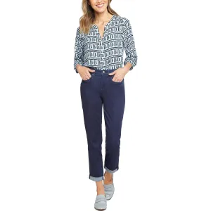 NYDJ Damen Margot Girlfriend Stretch Denim Skinny Jeans