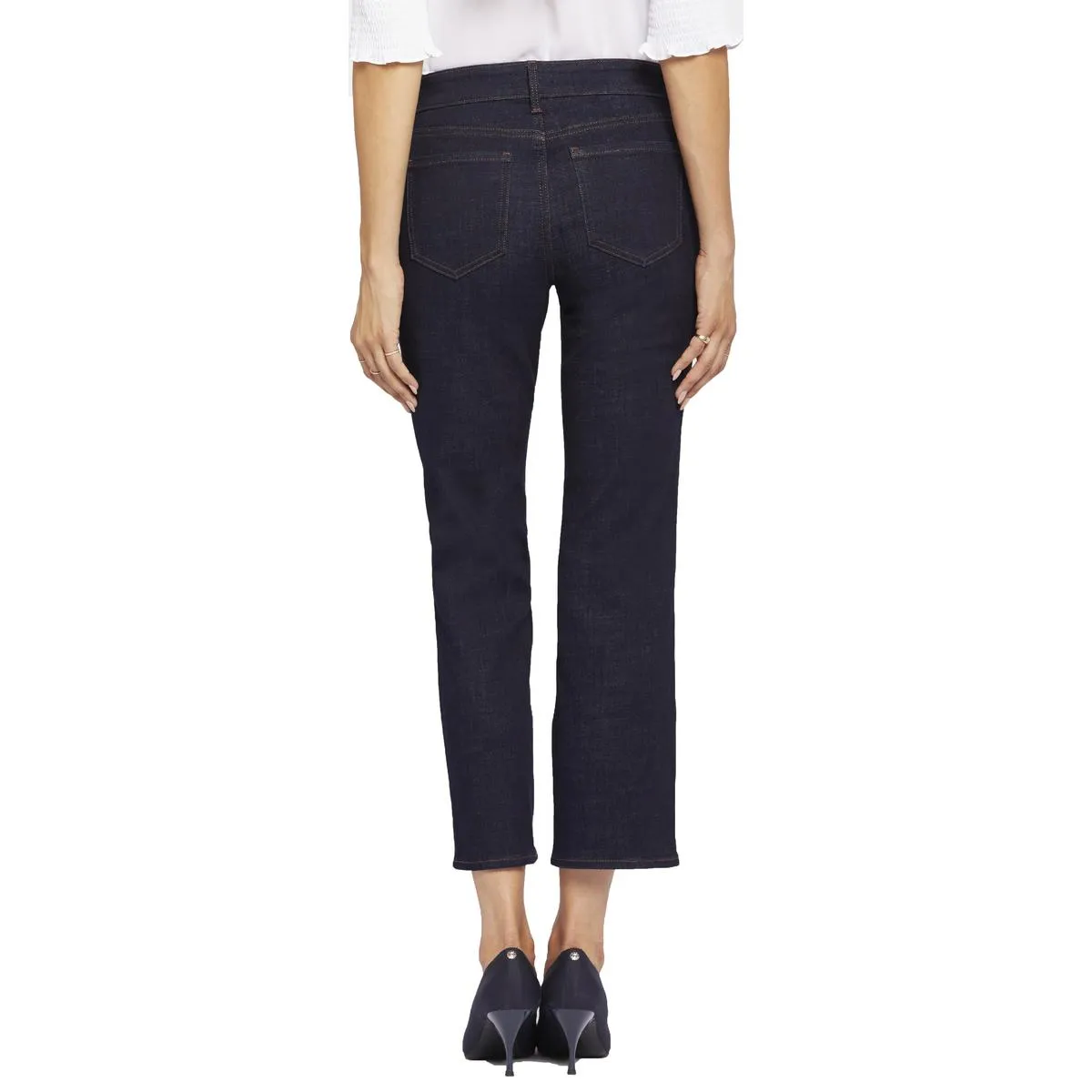 NYDJ Damen Marilyn Geflochtene Denim Straight Leg Jeans