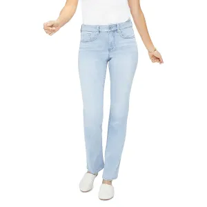NYDJ Damen Marilyn Denim Whisker Wash Straight Leg Jeans