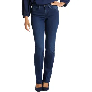 NYDJ Damen Marilyn Mid-Rise Stretch Straight Leg Jeans