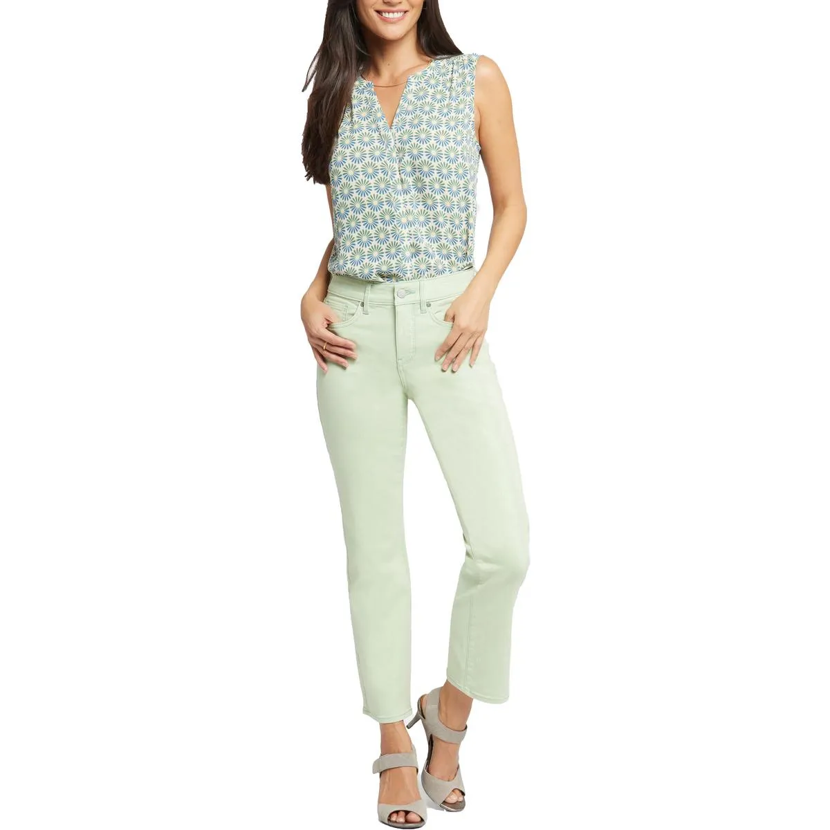 NYDJ Damen Marilyn Gerade Denim Knöcheljeans