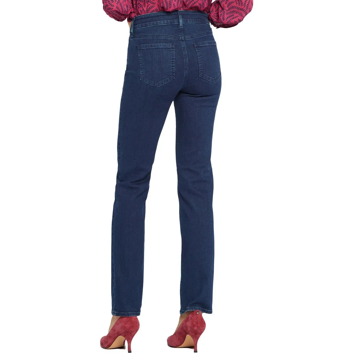 NYDJ Damen Marilyn Stretch Denim Straight Leg Jeans