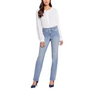 NYDJ Damen Marilyn Stretch Denim Straight Leg Jeans