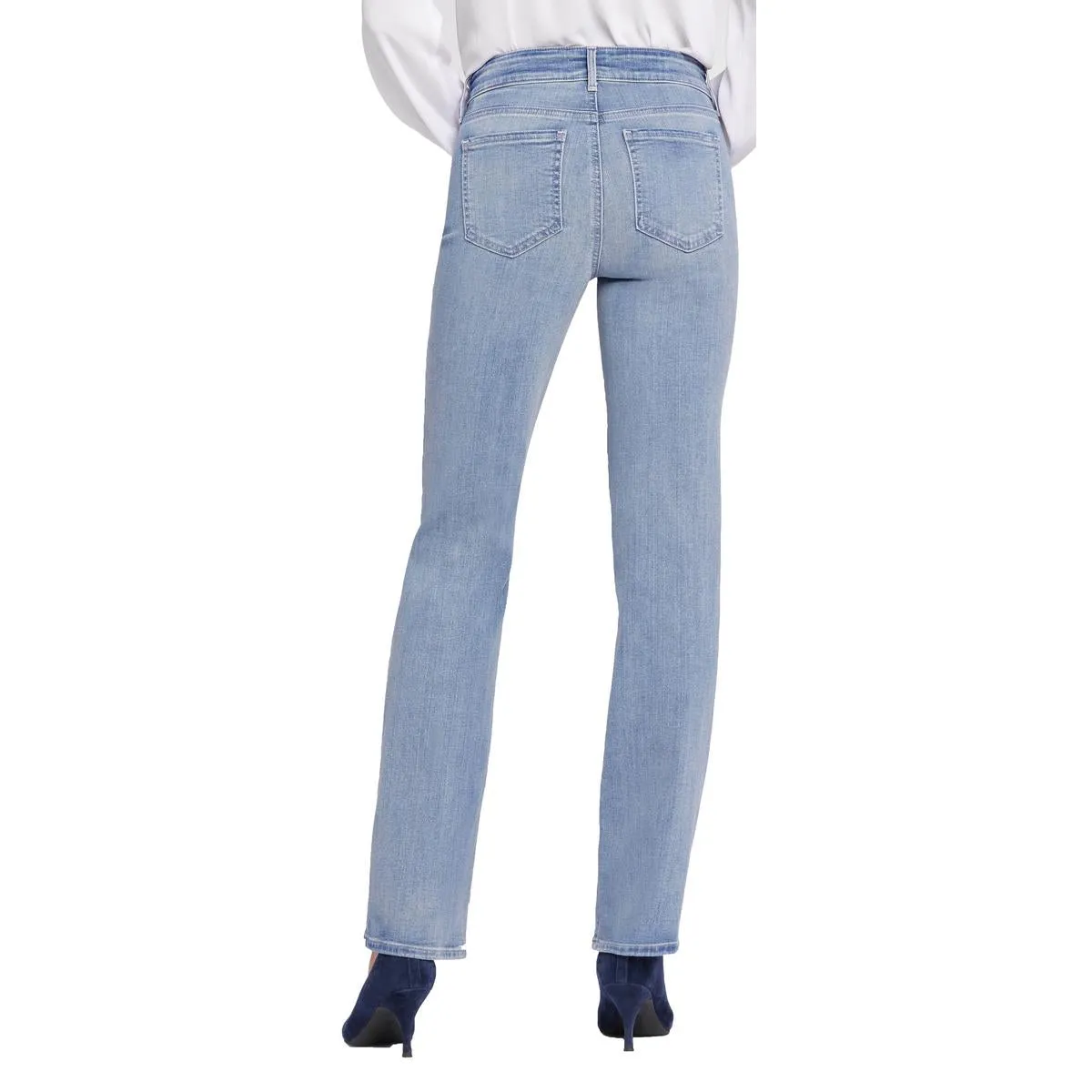 NYDJ Damen Marilyn Stretch Denim Straight Leg Jeans