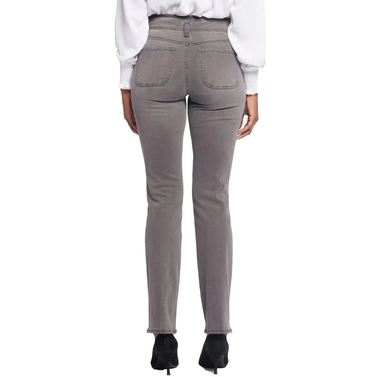 NYDJ Damen Marilyn Stretch Denim Jeans mit geradem Bein