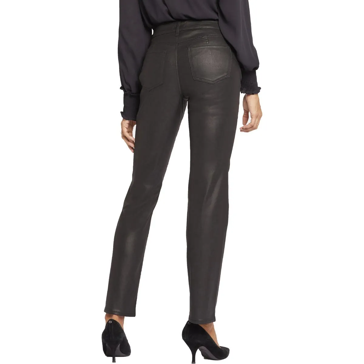 NYDJ Damen Marilyn Uplift Beschichtete Modal Jeans mit geradem Bein