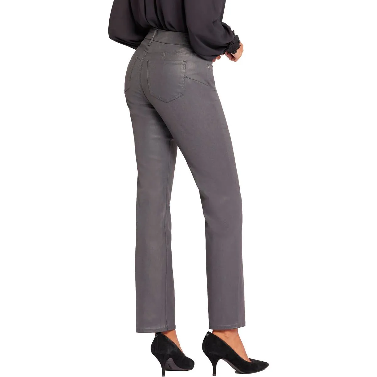 NYDJ Damen Marilyn Uplift Beschichtete Modal Jeans mit geradem Bein