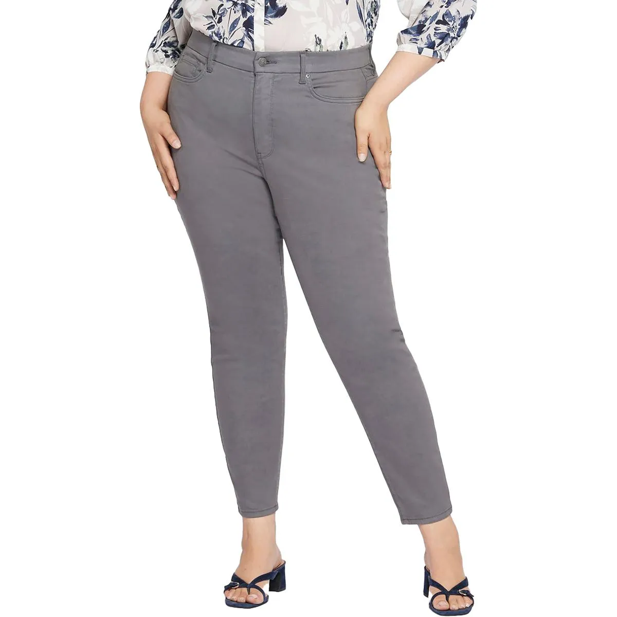 NYDJ Damen Plus Ami High-Rise Schlankmachende Skinny Jeans