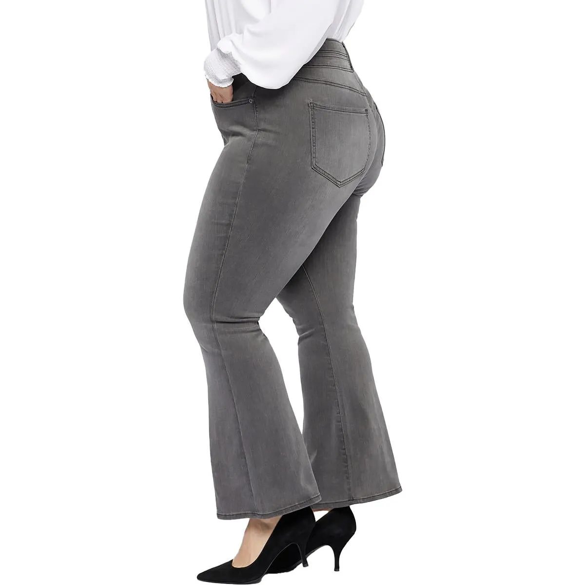 NYDJ Damen Plus Ava High-Rise Schlankmachende Schlagjeans