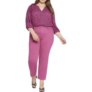 NYDJ Damen Plus Bailey Stretch Denim Straight Leg Jeans