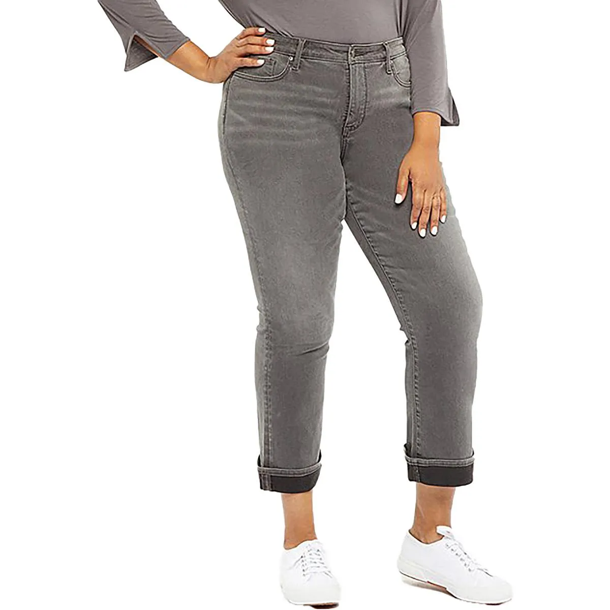 NYDJ Damen Plus Barbara Schlankmachende Bootcut Jeans
