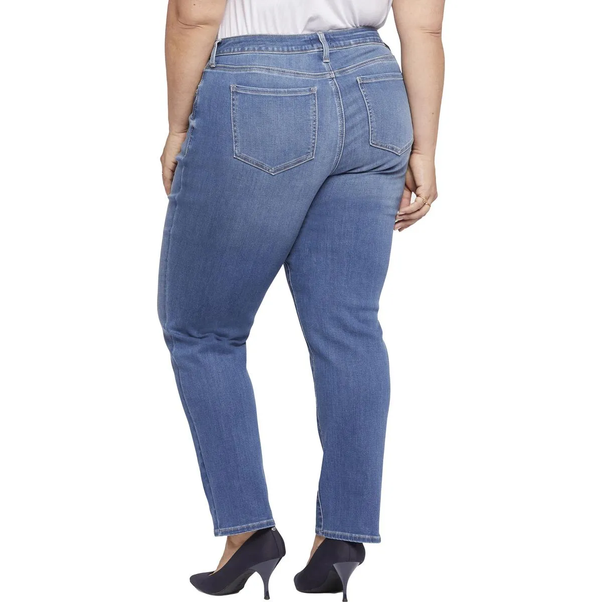 NYDJ Damen Plus Emma Stretch Denim Slim Jeans