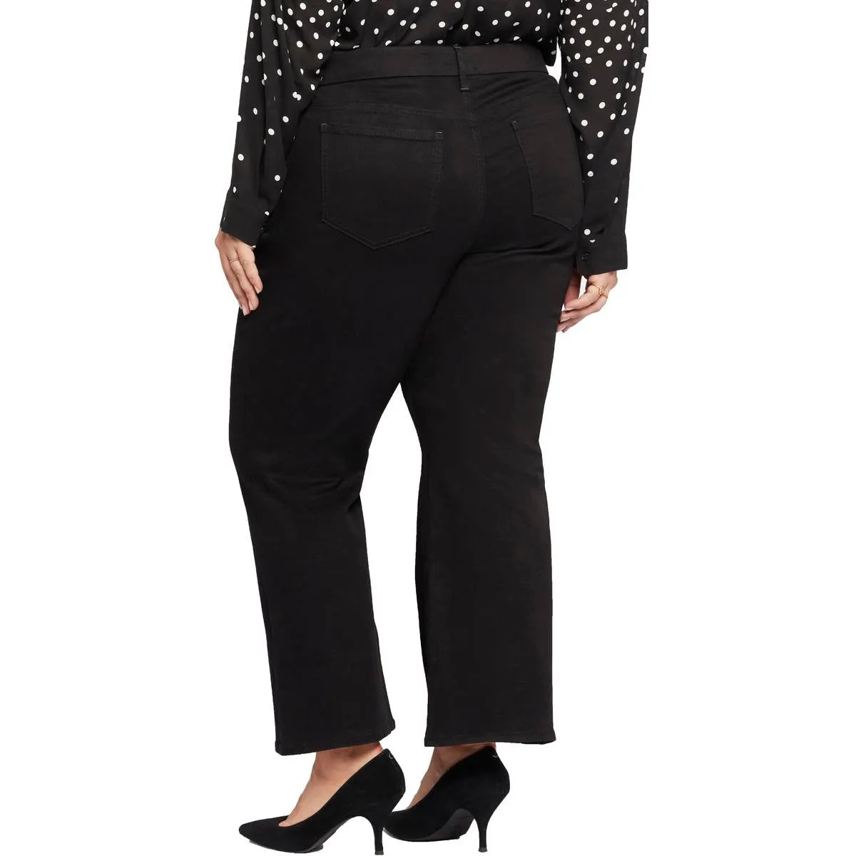 NYDJ Damen Plus Relaxed Denim Schlagjeans