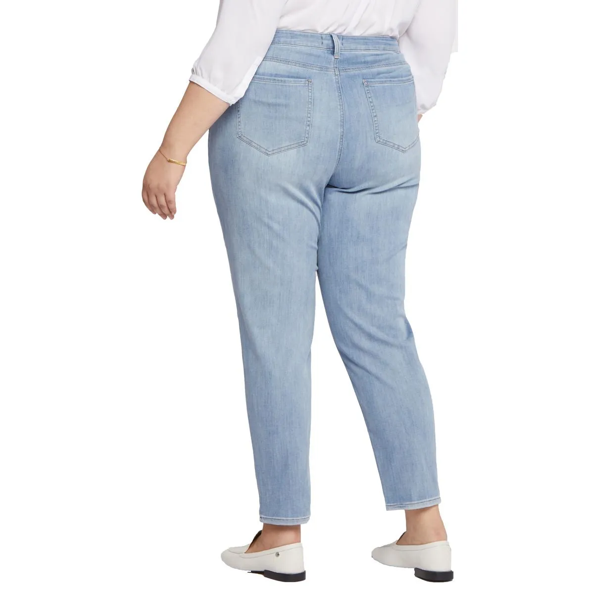 NYDJ Damen Relaxed Denim Jeans mit verjüngtem Bein