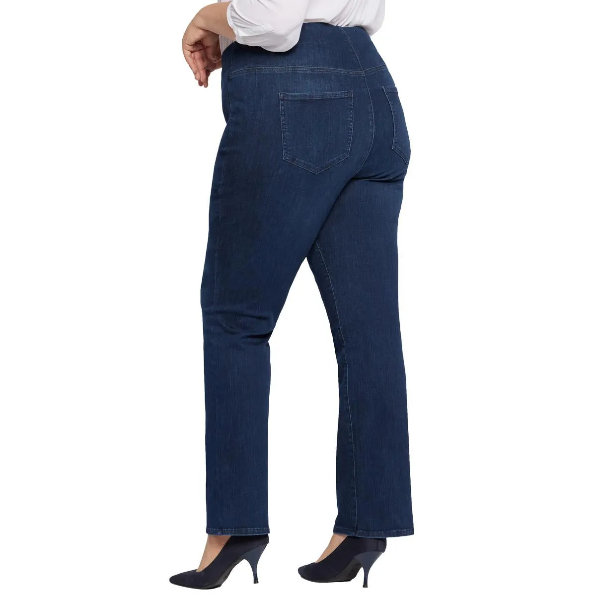 NYDJ Damen Plus Stretch Denim Jeans mit geradem Bein