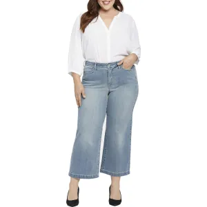 NYDJ Damen Plus Teresa Denim Weitbeinjeans