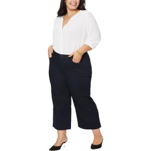NYDJ Damen Plus Teresa High-Rise Knöchelweite Weitbeinjeans