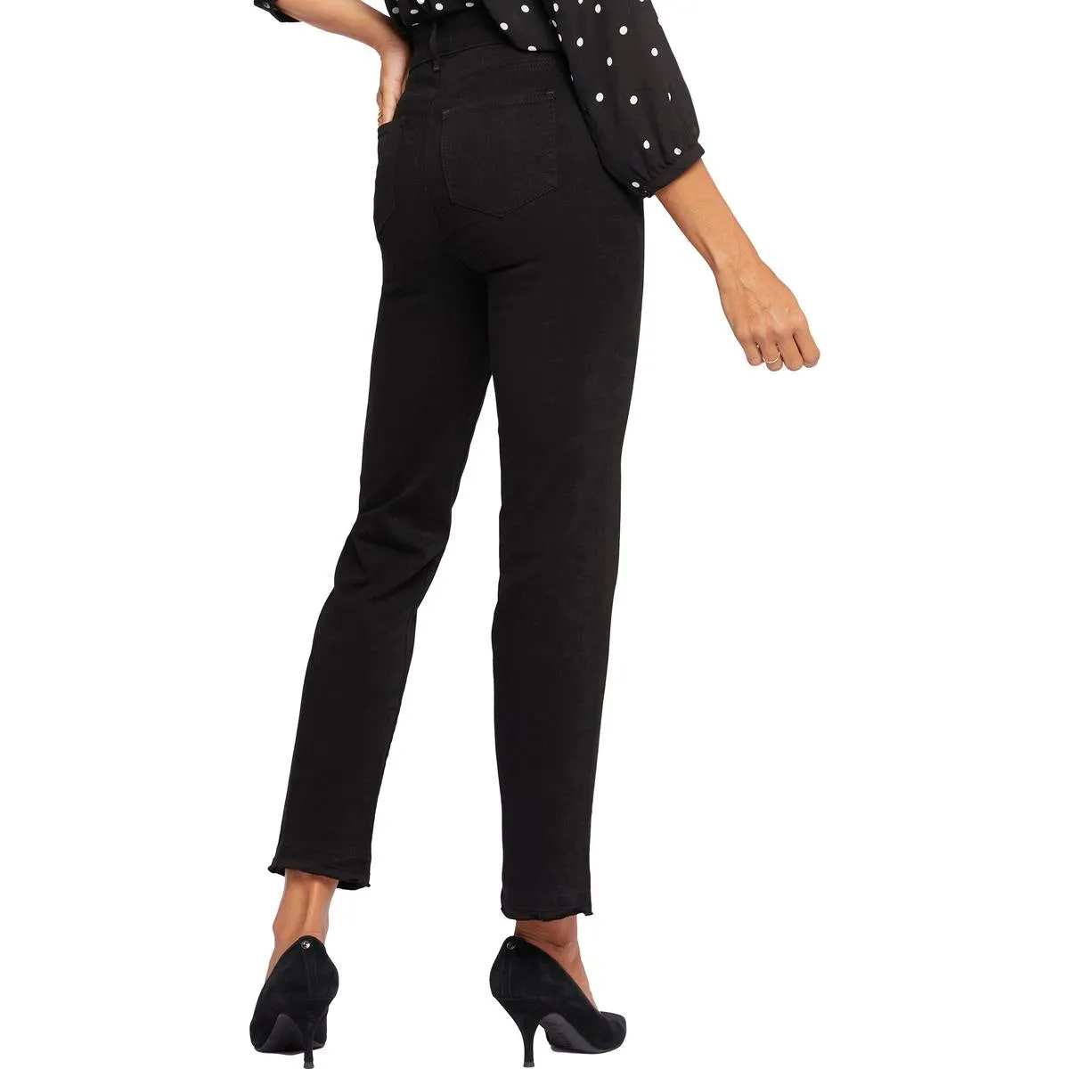 NYDJ Damen Jeans mit natürlichem Saum und geradem Bein
