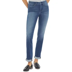 NYDJ Damen Sheri Jeans mit umgeschlagenem Bund und Stretch-Einsatz