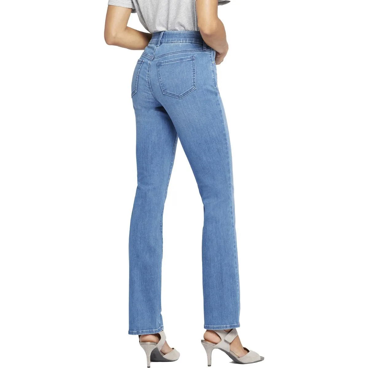 NYDJ Damen High Waist Marilyn Stretch Jeans mit geradem Bein