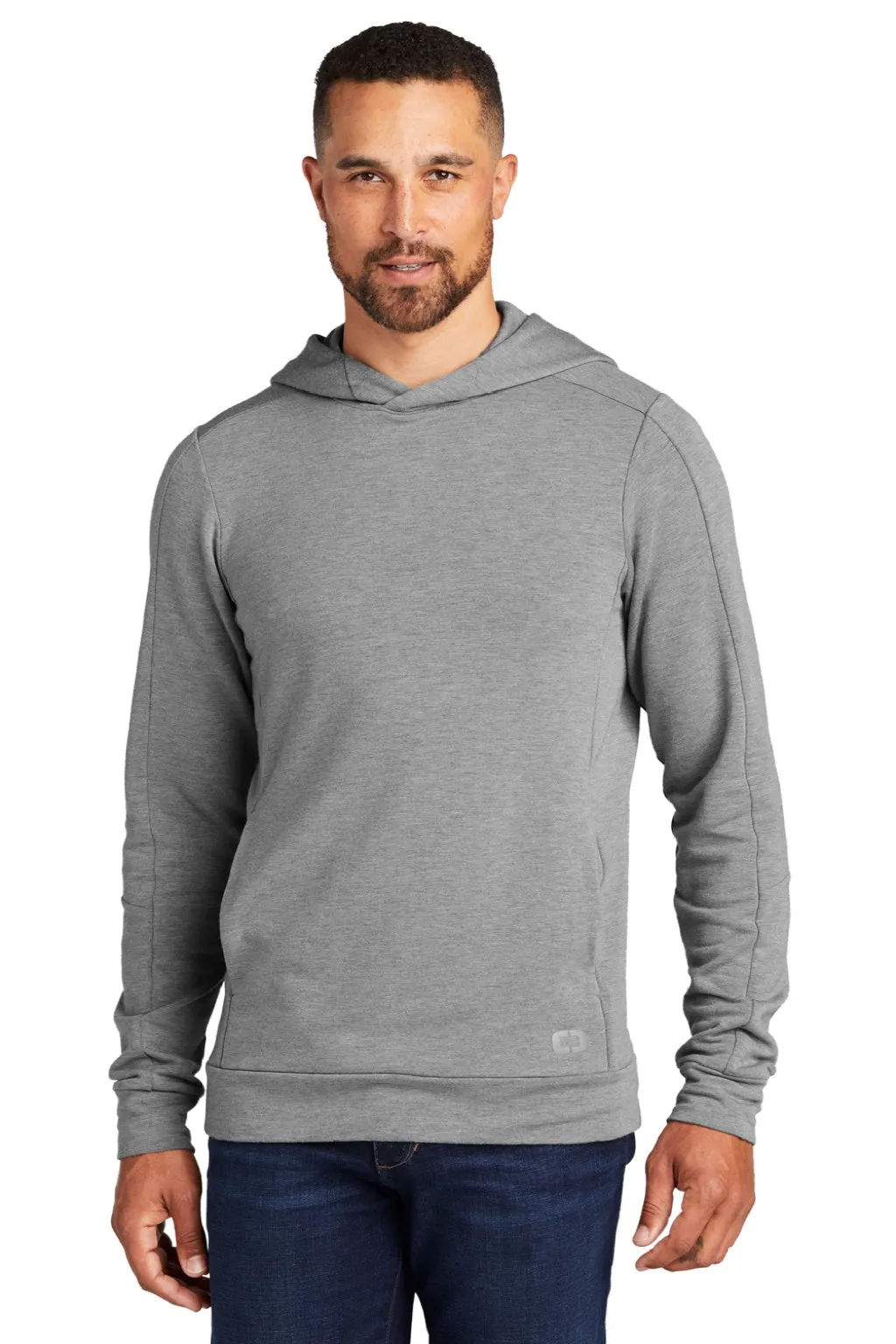 Ogio Herren Luuma Kapuzenpullover mit Taschen - Heather Petrol Grau
