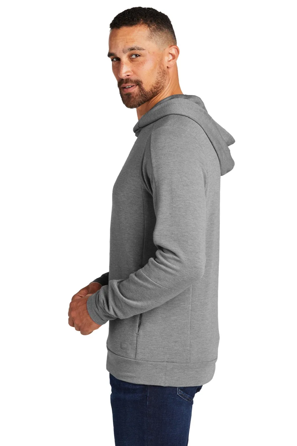 Ogio Herren Luuma Kapuzenpullover mit Taschen - Heather Petrol Grau