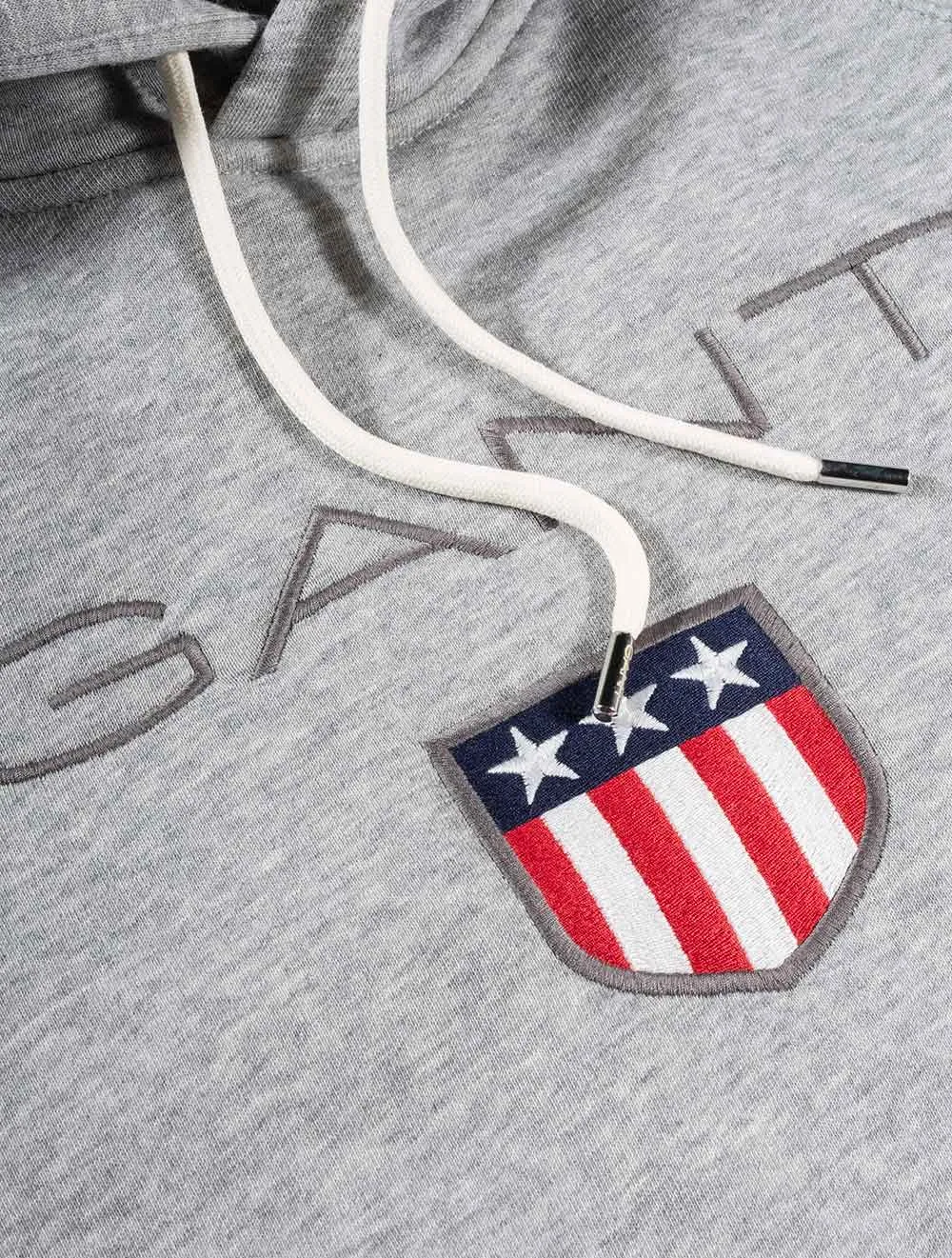 Original Shield Sweat Hoodie Grau Melange