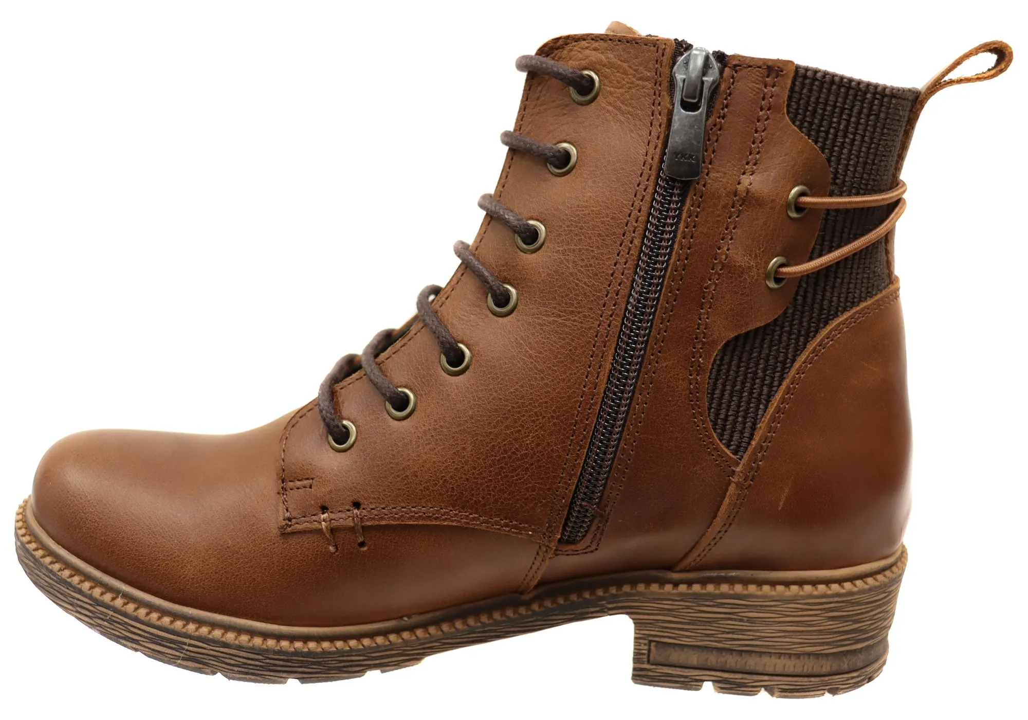 Orizonte Jaquel Damen Europäische Bequeme Leder Knöchelstiefel Orizonte Schuhe