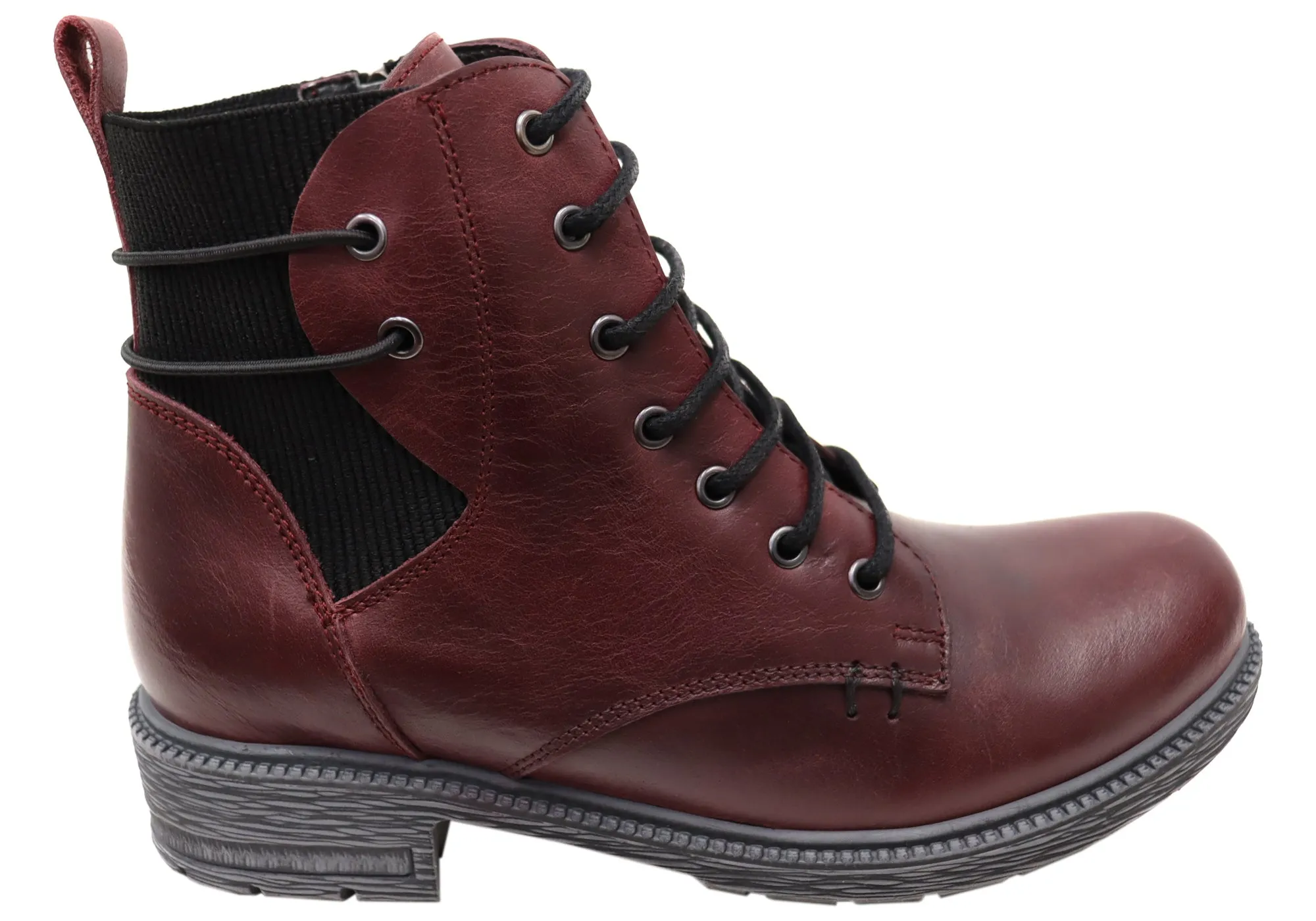 Orizonte Jaquel Damen Europäische Bequeme Leder Knöchelstiefel Orizonte Schuhe