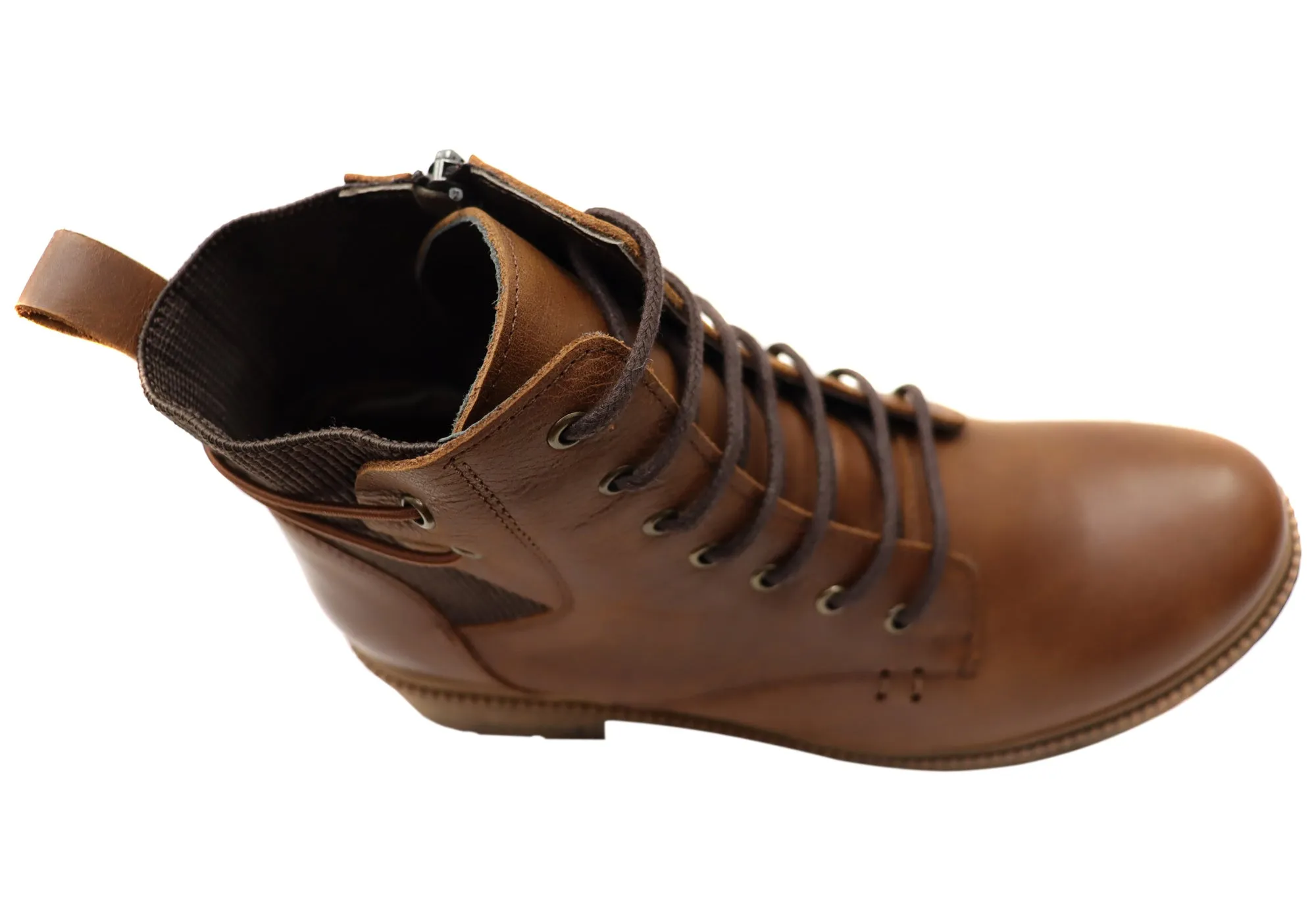 Orizonte Jaquel Damen Europäische Bequeme Leder Knöchelstiefel Orizonte Schuhe