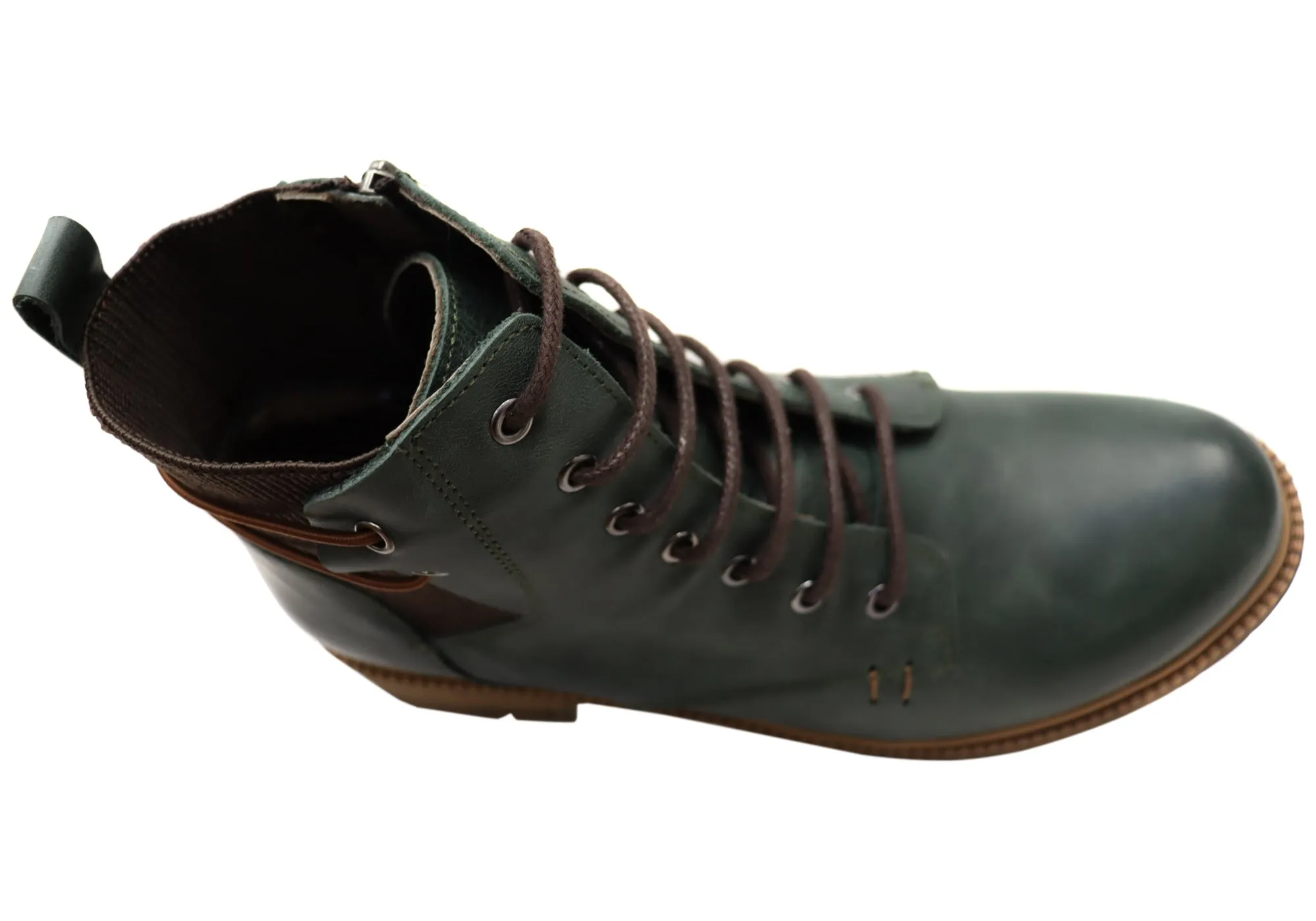 Orizonte Jaquel Damen Europäische Bequeme Leder Knöchelstiefel Orizonte Schuhe