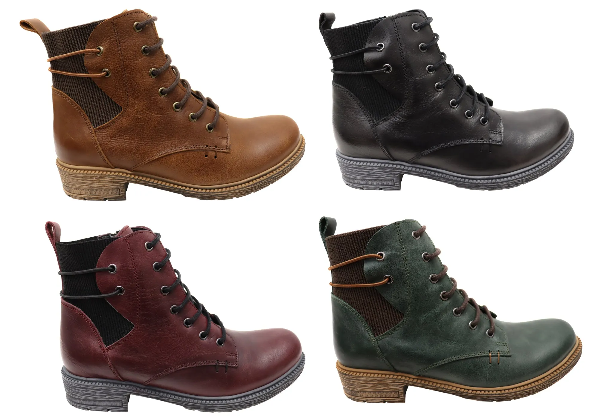 Orizonte Jaquel Damen Europäische Bequeme Leder Knöchelstiefel Orizonte Schuhe