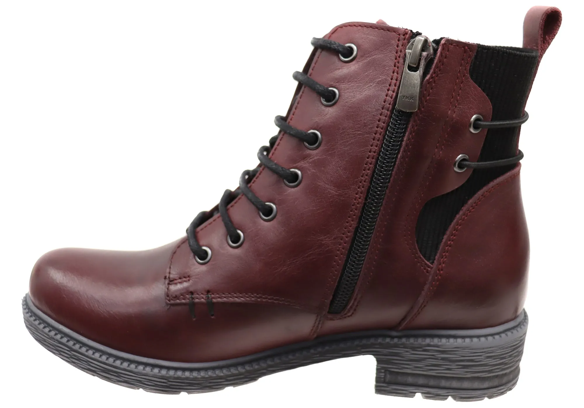 Orizonte Jaquel Damen Europäische Bequeme Leder Knöchelstiefel Orizonte Schuhe