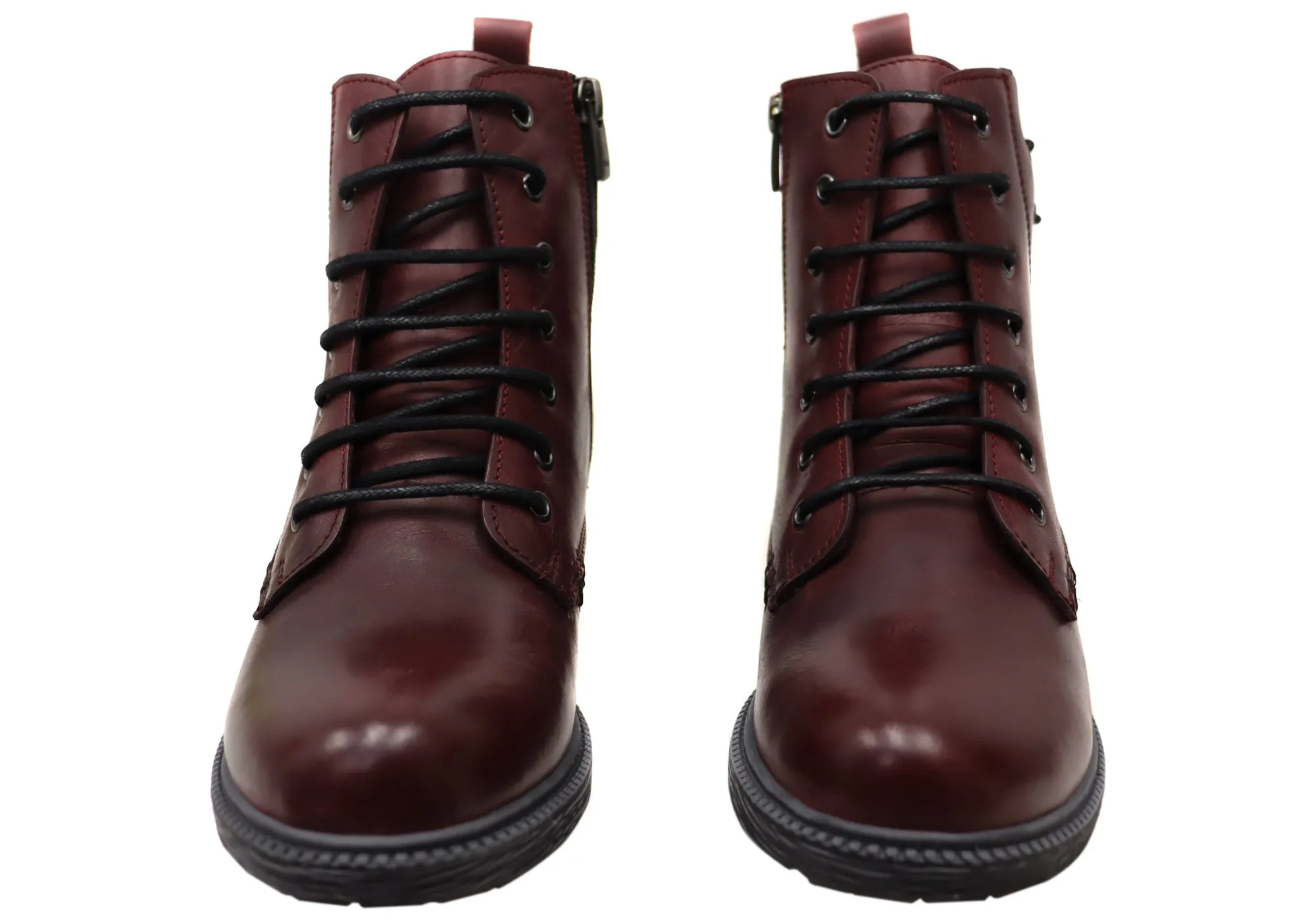 Orizonte Jaquel Damen Europäische Bequeme Leder Knöchelstiefel Orizonte Schuhe
