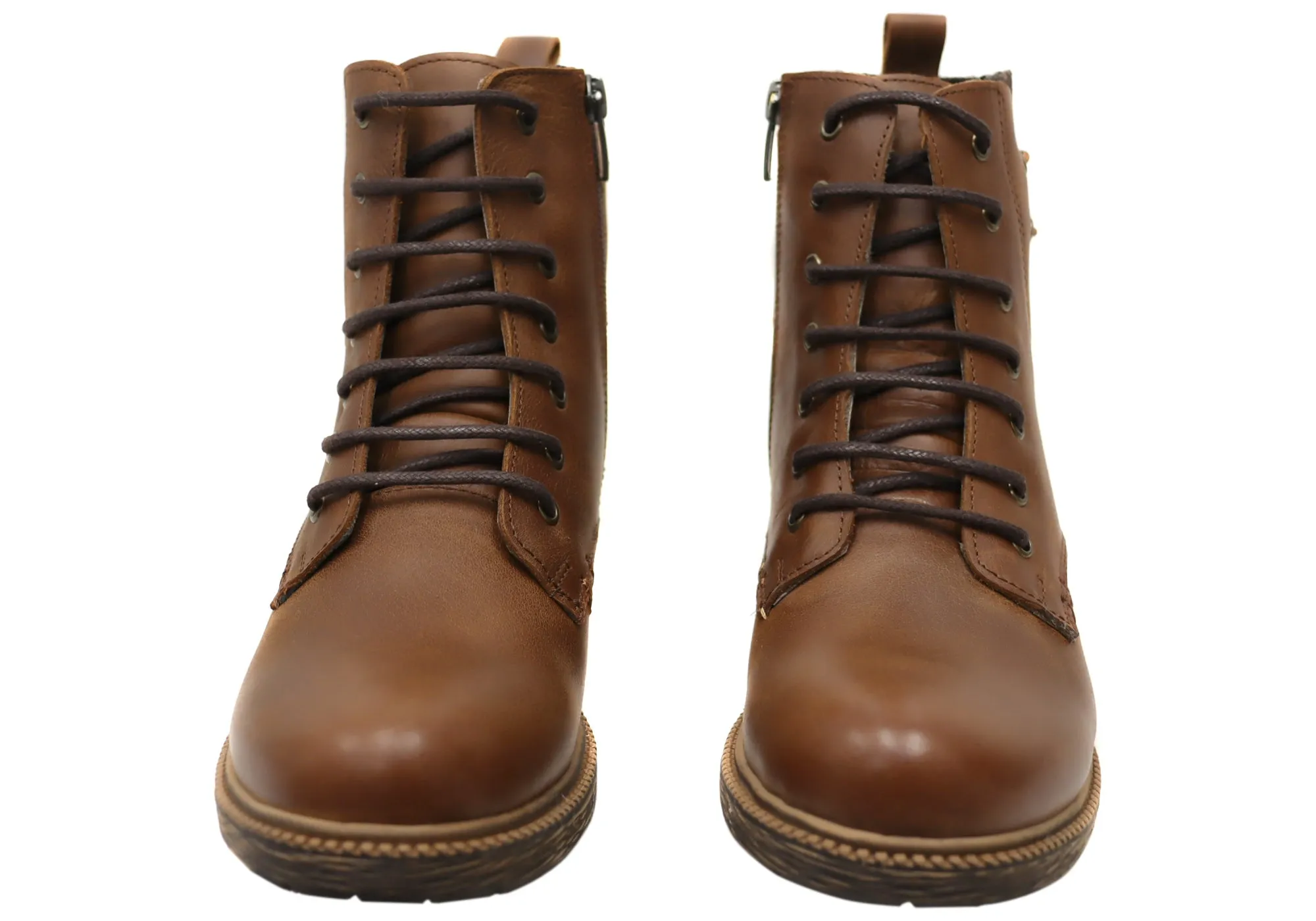 Orizonte Jaquel Damen Europäische Bequeme Leder Knöchelstiefel Orizonte Schuhe